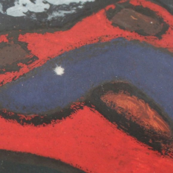 Original Painting Fish Tunji Idowu African Style - Picture 5 of 8